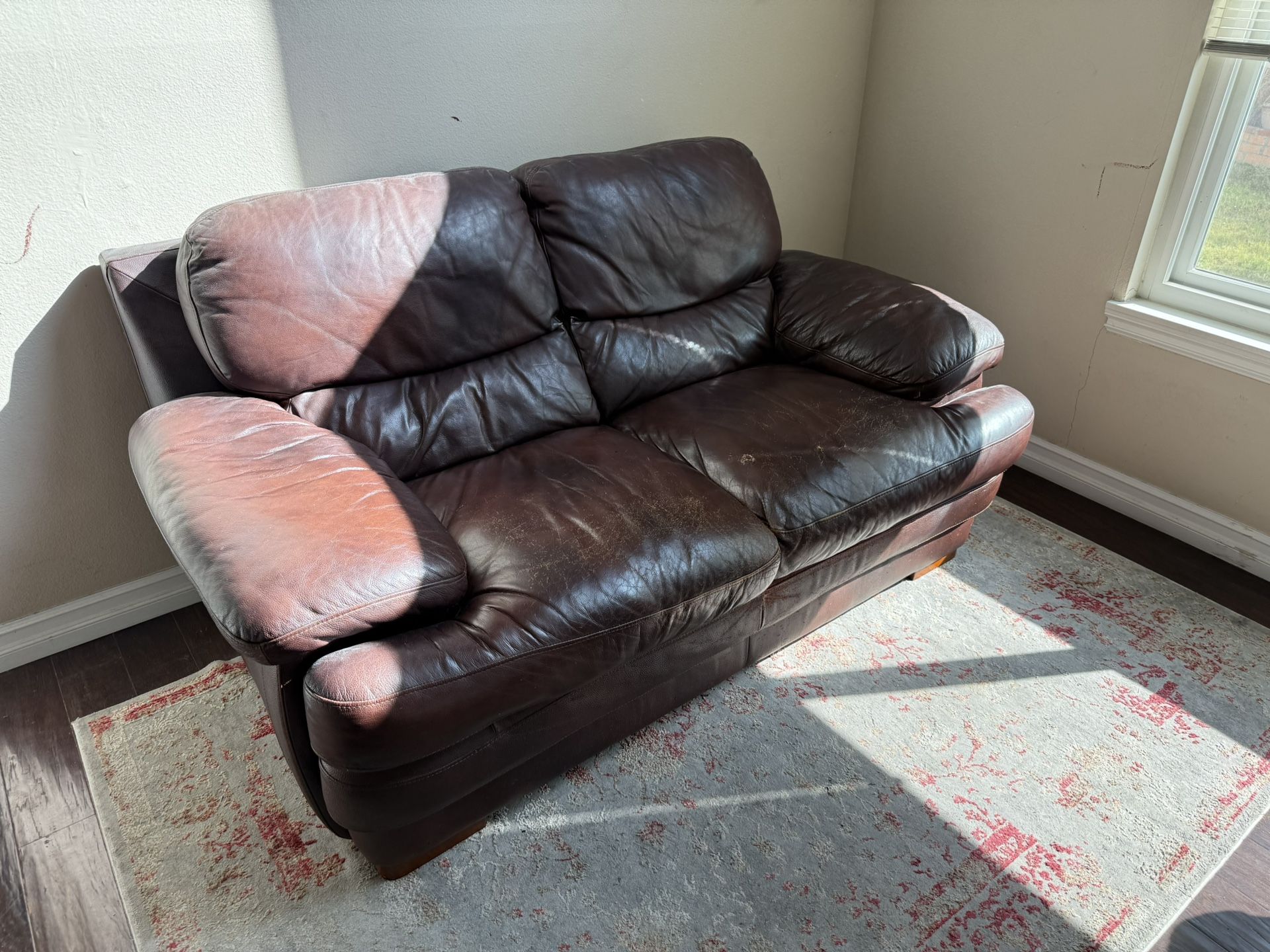 Love Seat And Recliner.