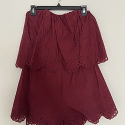 H&M eyelet romper size 36/6