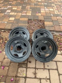 Chevy steel rims