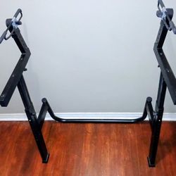 Quik Lok M-91 Monolith Keyboard Synth Stand with M-2 2nd Tier