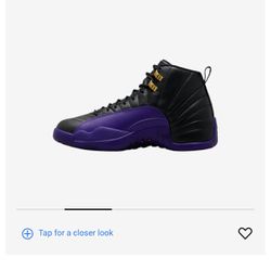 Black And Purple Jordan 12’s 