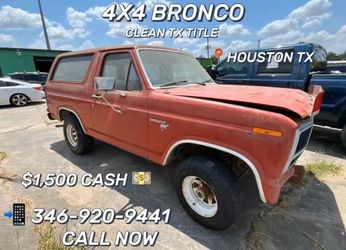4X4 FORD BRONCO 5 LUG WHEELS