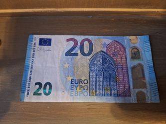 20 euros for 20 dollars