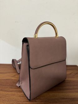 Leather backpack