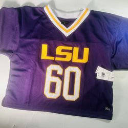 New Hype and Vice LSU Collegiate Crop Jersey Women’s Size Large