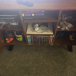 Wooden Tv Stand W Storage 