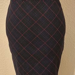 Girls Size 0 Plaid Pencil Skirt