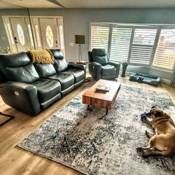 $1,900 -  OBO -  Like New. Power Reclining Sofa And Chair With Battery Packs 