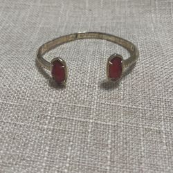 Gold And Red Kendra Scott Bracelet