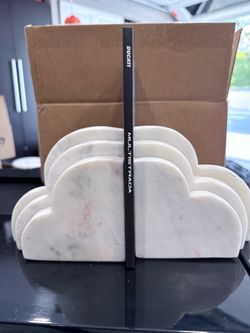 Marble bookends