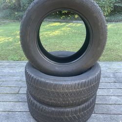 3 used 255/60R18 good year tires
