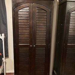 Wood Paula Deen Storage Armoire Storage Cabinet Dresser Cabinet 