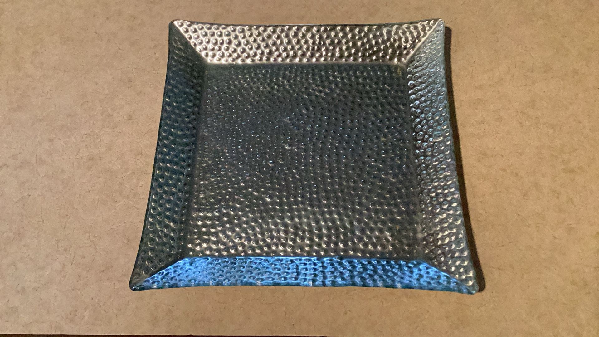 Yankee Silver Square Dimpled Candle Display