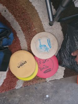 14 Disk Golf. Disc And caring case.