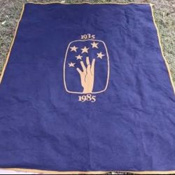 Vtg Pendleton Leo Burnett Co 50th Anniversary Blanket USA Made Wool ( levis herc