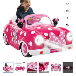 6V Huffy Disney Minnie Mouse Battery-Powered Ride-On Car