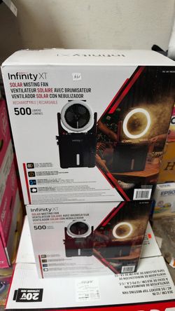 Shop Infinity X1 Solar Misting Fan with LED Light