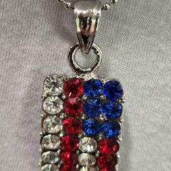 Patriotic Fourth Of July Pendant 