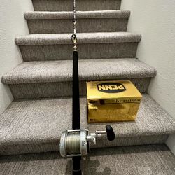 Fishing Rod Seeker OSP 2x4 and Penn International 16 Reel