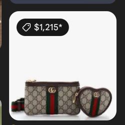 Gucci Bag Heart Utility Belt
