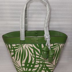 Kate Spade New York Designer Purse. Brand New With Tags. Green Beige. Beautiful Women's Handbag Shoulder Bag. 