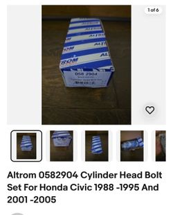 Honda head bolts