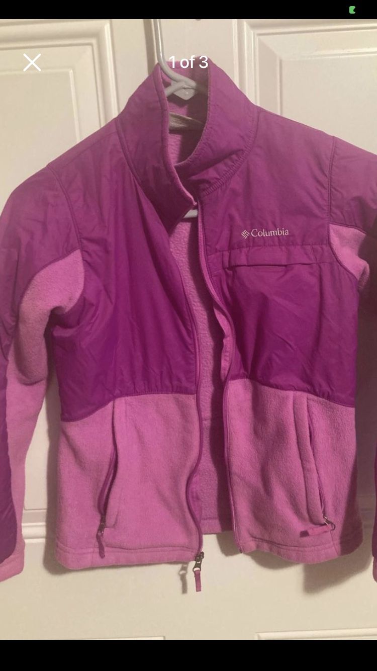 Columbia Girls Kids Jacket Size 10-12