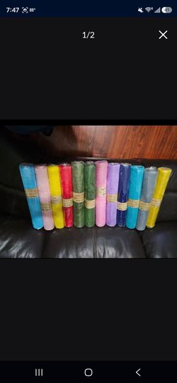 Deco mesh $40 FOR ALL FIRM OR $5 EACH FIRM