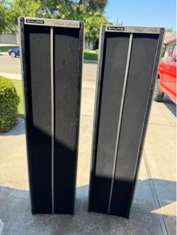 1960s Shure vocal master speakers