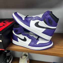 Jordan 1 Court Purple Size 12 
