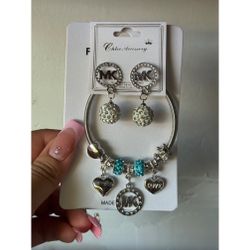 Bracelet & Earrings Set 
