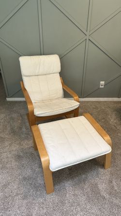 IKEA Chair And Ottoman 