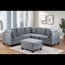 Sectional Sofa With Ottoman 