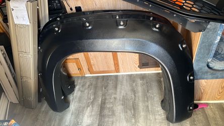 Aftermarket wheel fender flare commonly