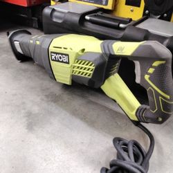 Ryobi Corded Reciprocating Saw. 