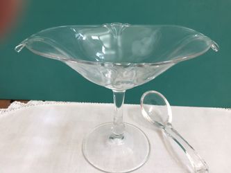 Duncan Miller Sauce Bowl With Spoon.