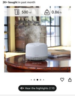 Humidifier/Diffuser - Remote Control included!