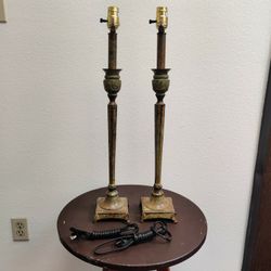 Vintage Pair of Lamps