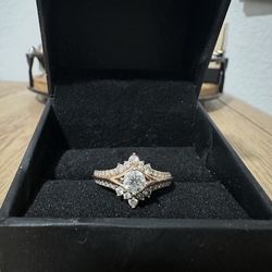 Rose Gold Diamond Engagement Ring