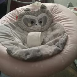 Baby Girl Rainforest Infant Swing