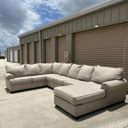 Beige Sectional Couch