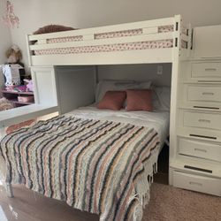 Free Rooms To Go Bunk full And twin solid wood