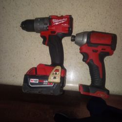 M18 fuel hammer drill 5.0 battery and impact