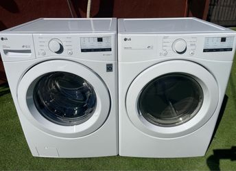 LG Front Load Washer and Dryer Set