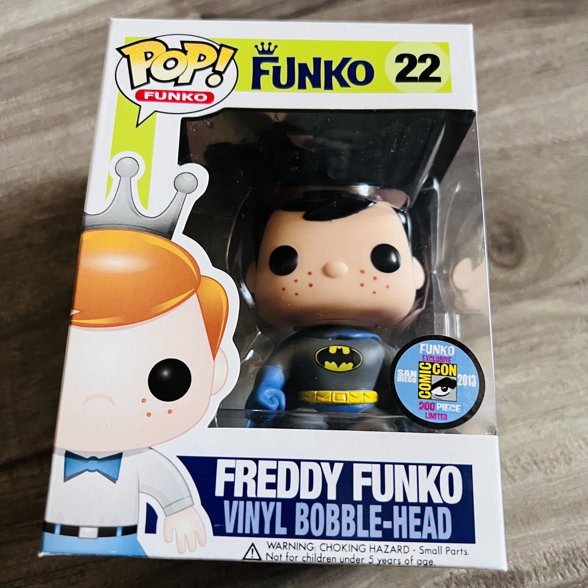 Mint ++ Funko Pop! 2013 Sdcc Freddy Batman LE200 Vaulted Rare