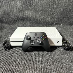 Xbox One S 1TB Console with Controller and Cables