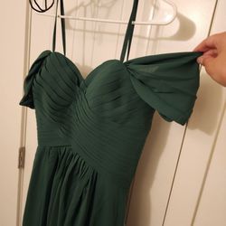 Dark Green Dress