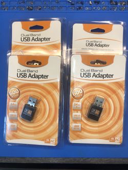 USB wifi wireless antenna adapter for laptop or desktop computer gives wireless internet capacity to any windows computer