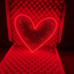 Keith Haring  Red Heart