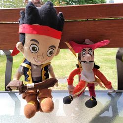 Jake And The Neverland Pirates Plush Lot